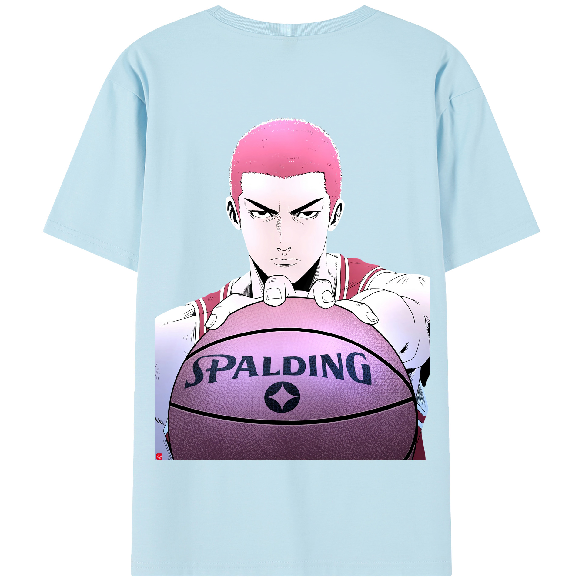 SLAM DUNK／スラムダンク 綿100％半袖Tシャツ（背面プリント）